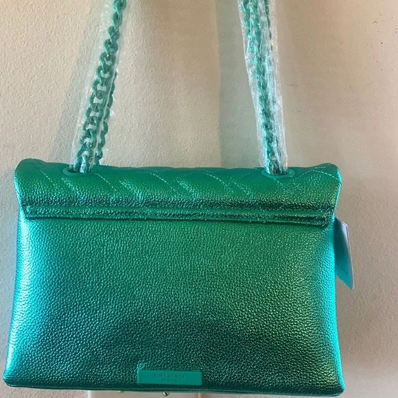 - - Kurt Geiger London Kensington Quilted Leather Shoulder Bag - Picture 2 of 14